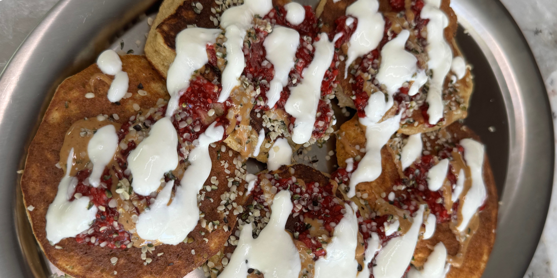 HIGH FIBRE GUT HEALTHY PANCAKES