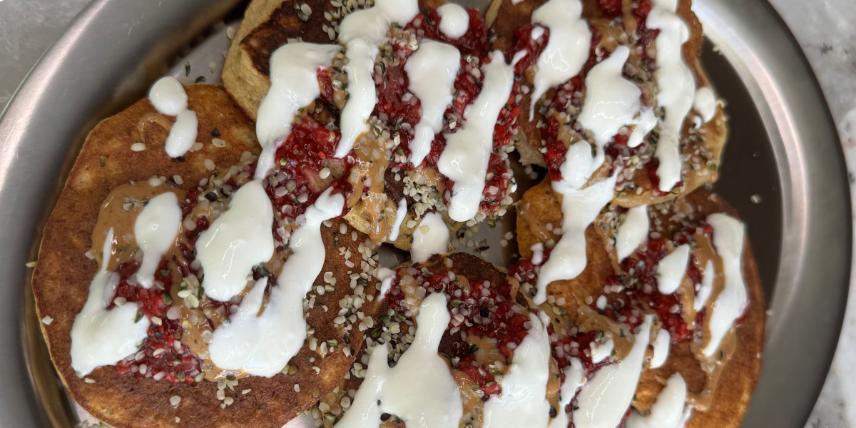 HIGH FIBRE GUT HEALTHY PANCAKES